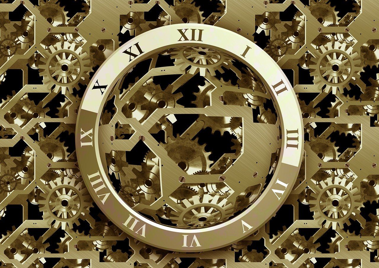 clock, time, gear, gears, face, blue, way of thinking, way of life, attitude to life, life style, modern, style, hour, pointer, zeitgeist, clock, clock, clock, clock, clock, gear, gears, gears, gears, life style
